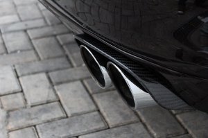  Porsche Panamera Exhaust Frame Trim - Carbon Fiber